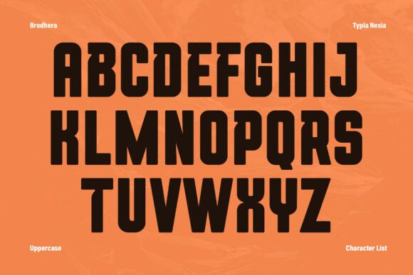 Brodhera Font - Preview 4