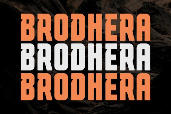 Brodhera Font - Preview 5