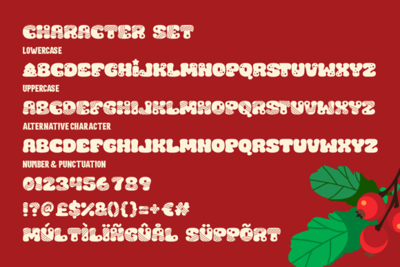 Christmas Grooves Font - Preview 4