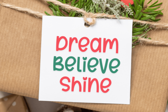 Christmas Stocking Font - Preview 2