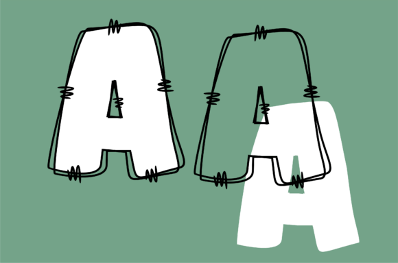 Doodle Abc Font - Preview 1