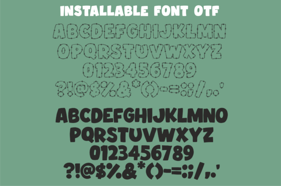 Doodle Abc Font - Preview 2