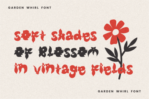 Garden Whirl Font - Preview 3