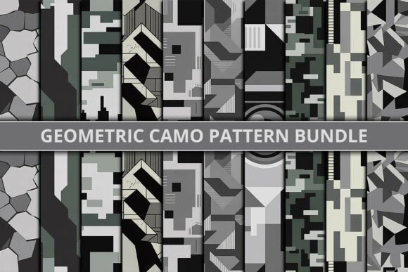 Geometric Camo Pattern Bundle