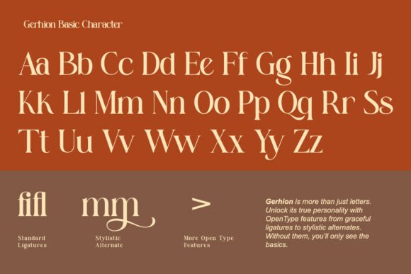 Gerhion Font - Preview 4