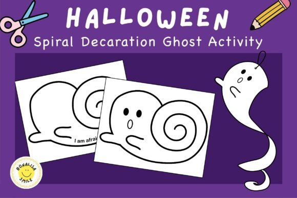 Halloween Craft Ghost Decoration
