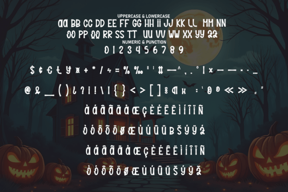 Haunted Halloween Font - Preview 6