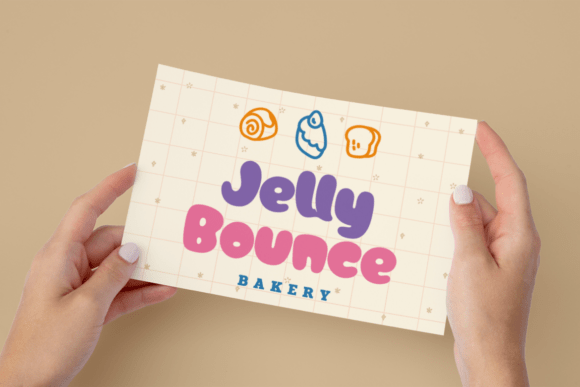 Jelly Boogie Font PNG with transparent background - Preview 3