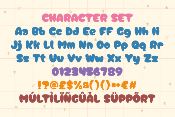 Jelly Boogie Font PNG with transparent background - Preview 4