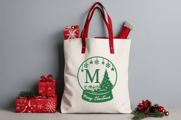 Merry Magic Monogram Font PNG with transparent background - Preview 1