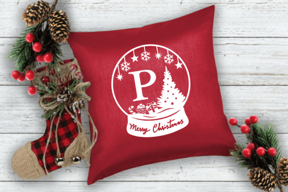 Merry Magic Monogram Font PNG with transparent background - Preview 5