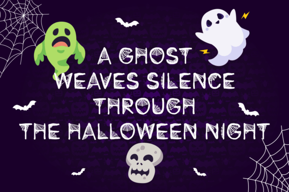 Midnight Spider Font PNG with transparent background - Preview 3