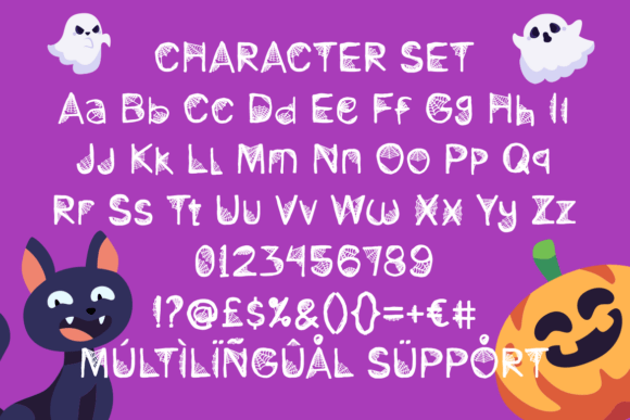 Midnight Spider Font PNG with transparent background - Preview 4