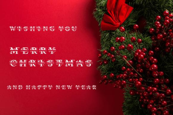 Noel Dream Font PNG with transparent background - Preview 3