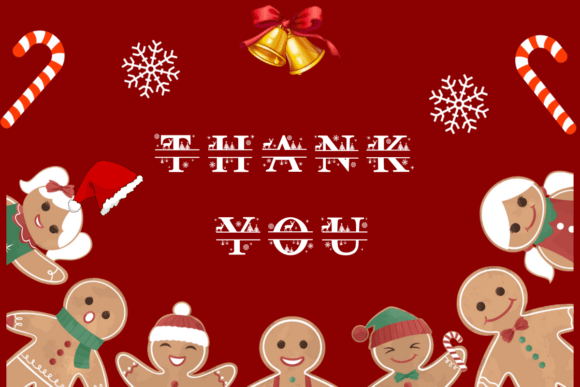 Noel Dream Font PNG with transparent background - Preview 4