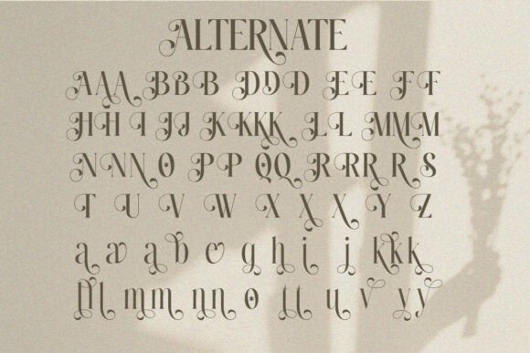 Novera Balessa Font PNG with transparent background - Preview 6