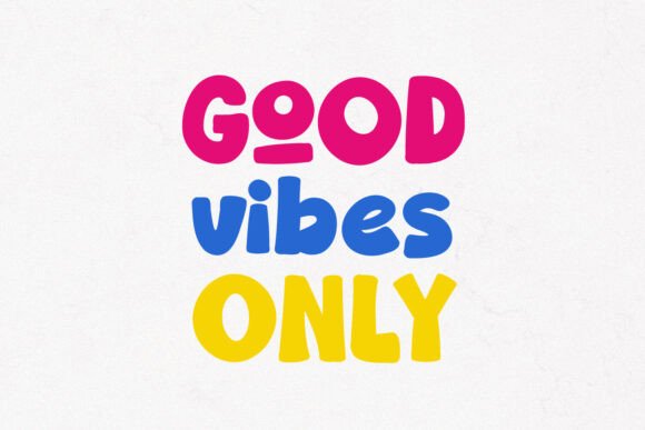 Poow Geudy Font PNG with transparent background - Preview 3