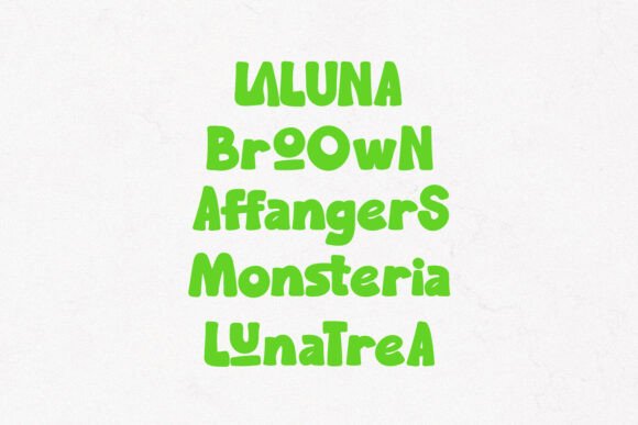 Poow Geudy Font PNG with transparent background - Preview 4
