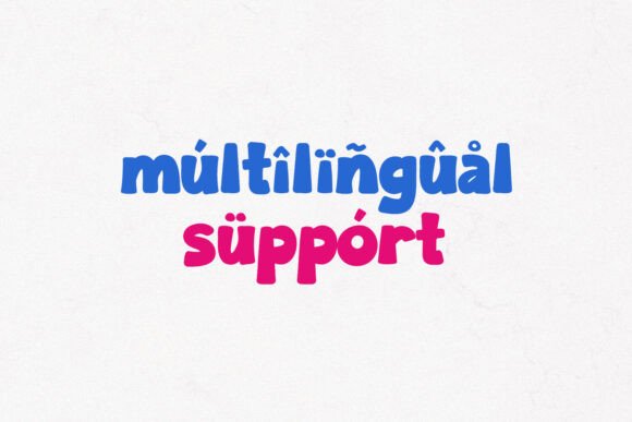 Poow Geudy Font PNG with transparent background - Preview 5
