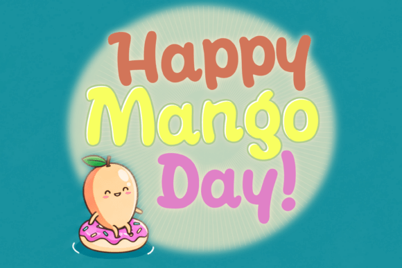 Queen Mango Font PNG with transparent background - Preview 2