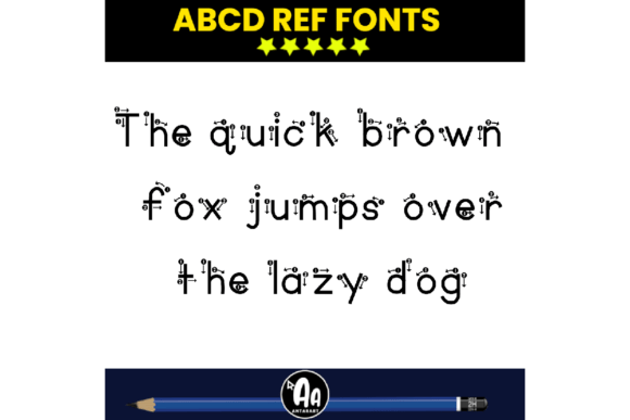 Arrows and Numbers Font - Preview 2