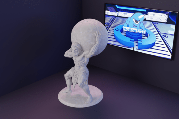 King & Queen Chess Sculpture STL - Romantic 3D Print Decor for Chess Lovers - Image 11