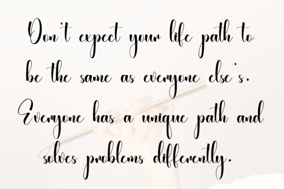 Calligraphy Font - Preview 5