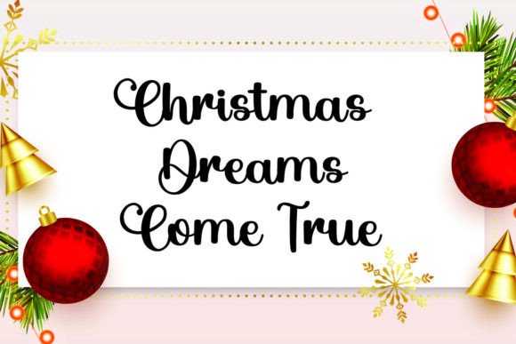 Christmas Font - Preview 1
