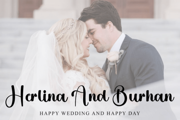 Christmas Honeymoon Font - Preview 1