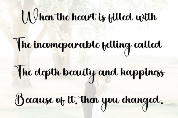 Christmas Honeymoon Font - Preview 6