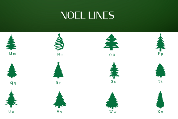 Christmas Pine Font - Preview 2