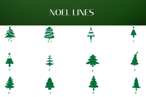 Christmas Pine Font - Preview 3
