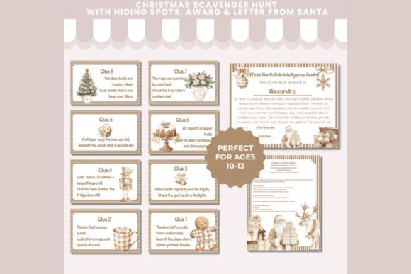 Christmas Scavenger Hunt Game