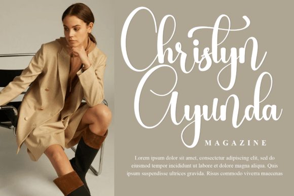 Creative Writing Font - Preview 1