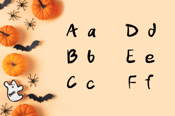 Freaky Scroll Font - Preview 3