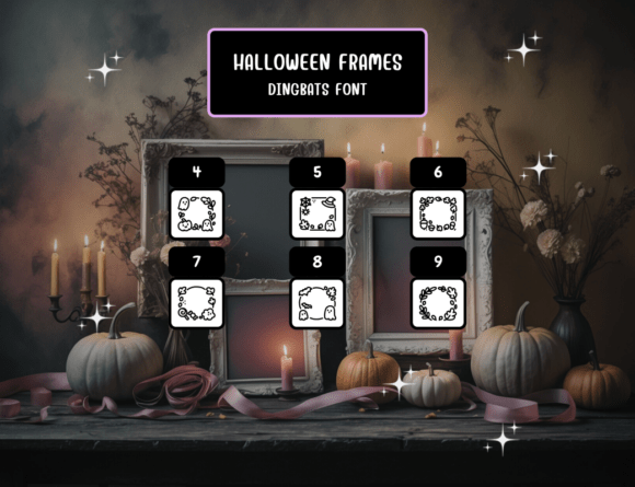 Halloween Frames Font - Preview 3