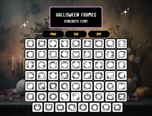 Halloween Frames Font - Preview 4