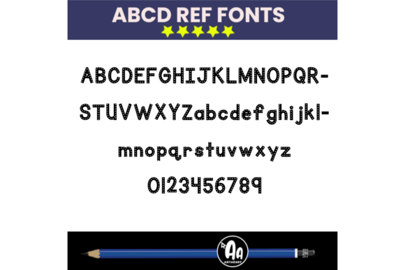 Hole Punching Font PNG with transparent background - Preview 1