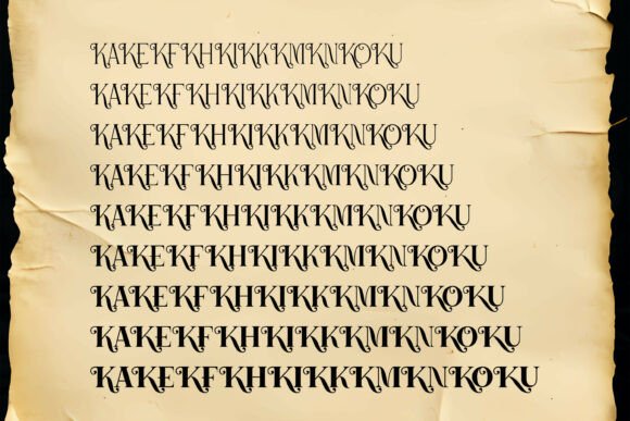 Lavache Font PNG with transparent background - Preview 2