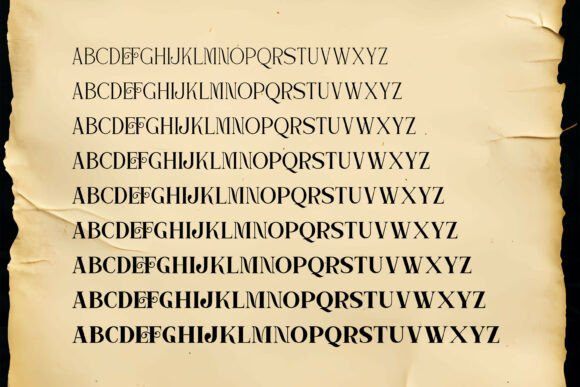 Lavache Font PNG with transparent background - Preview 3