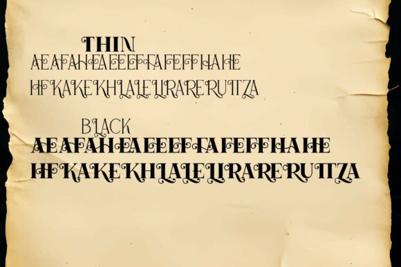 Lavache Font PNG with transparent background - Preview 4