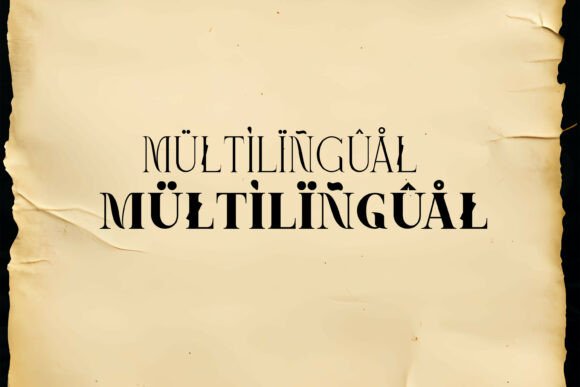 Lavache Font PNG with transparent background - Preview 5