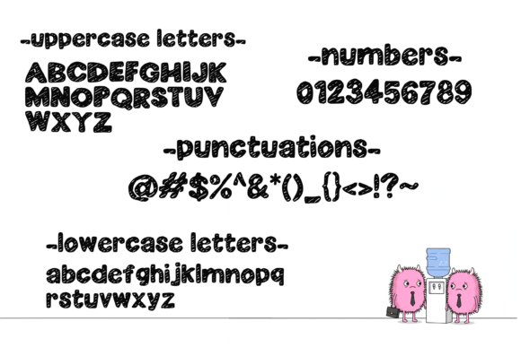 Lettuce Chalk Font PNG with transparent background - Preview 3