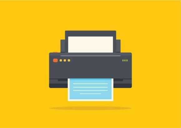 Minimalist Office Manager Printer Icon