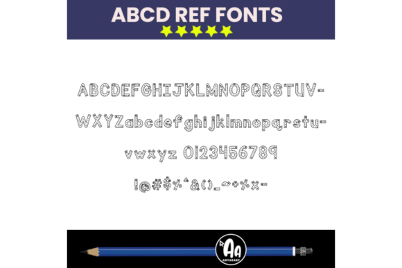 Outlined Dashed Numbered Arrows Tracing Font PNG with transparent background - Preview 1