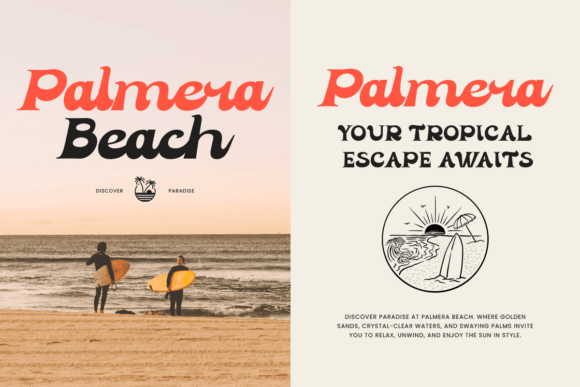 Palrome Font PNG with transparent background - Preview 2