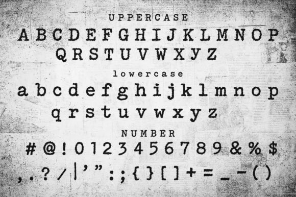 Rusted Soul Font PNG with transparent background - Preview 1