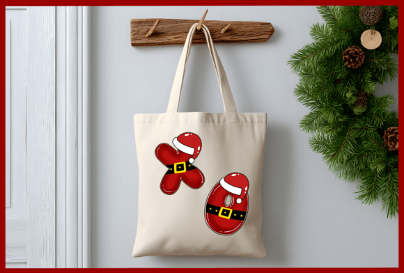 Santa Style Font PNG with transparent background - Preview 4