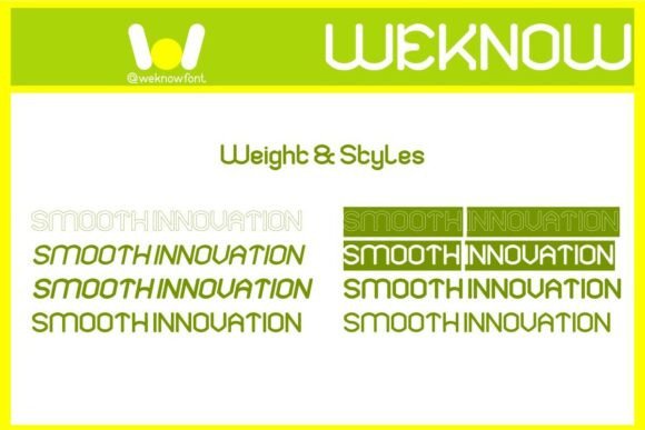 Smooth Innovation Font PNG with transparent background - Preview 6