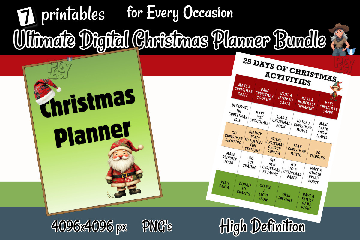 Ultimate Digital Christmas Planner Set